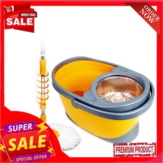 บีแมน ชุดถังปั่นและม็อบถูพื้น รุ่น ValueBeman Mop &amp; Spin Bucket Set #Value