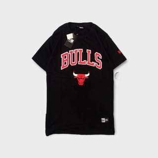 ใหม่ เสื้อยืด ลาย ERA BULLS สีดํา สําหรับผู้ชาย