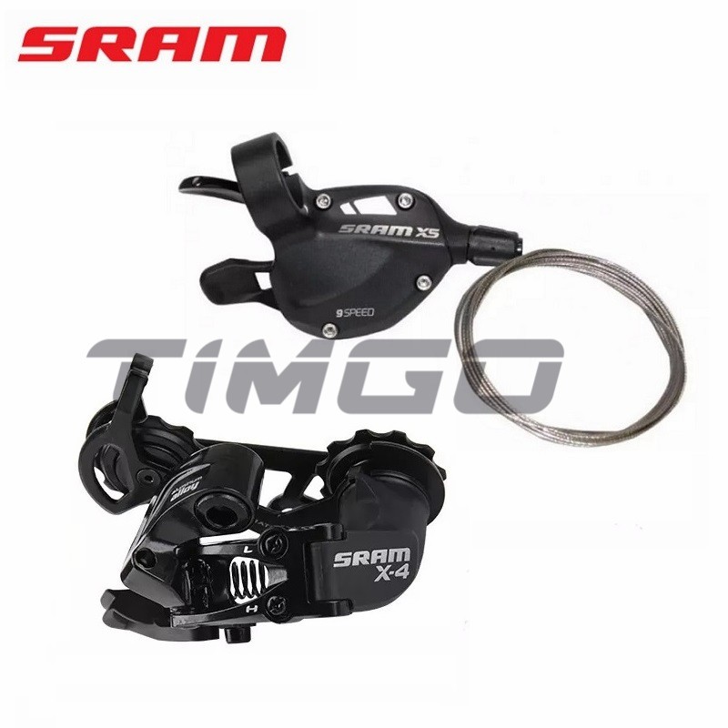 Sram เกียร์ทริกเกอร์ ตีนผีหลัง X5 X4 X5 9 ความเร็ว สีดํา สําหรับจักรยานเสือภูเขา 1 ชิ้น