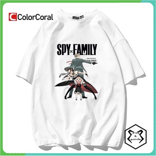 เสื้อยืดแขนสั้นลําลอง พิมพ์ลายอนิเมะ Spy X Family Anya Forger สไตล์ฮาราจูกุ แฟชั่นสําหรับผู้ชาย และผู้หญิง