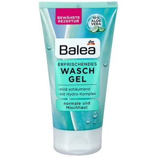 เจลล้างหน้าเยอรมัน Balea Waschgel Erfrischend หลอดใหญ่!!! ขนาด150 ml