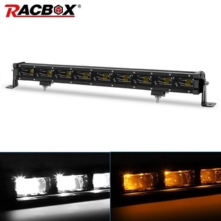 Offroad LED Light Bar 6D Lens Slim Driving Work Light Amber DRL 12V 24V For Truck Car Motorcycle ATV UTV UAZ 4x4 4WD Fog