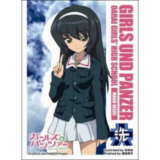 ปลอก​ใส่การ์ด​ลาย​ Anime​ Girls&amp;Panzer​ สาวปิ๊งซิ่งแท้งค์ "Mako Reizei"