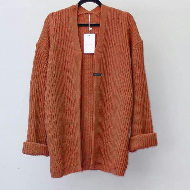 (BOOMING) CARDIGANถักผู้หญิง - Oversize PREMIUM CARDIGAN-B3RSHKA PREMIUM CARDIGAN