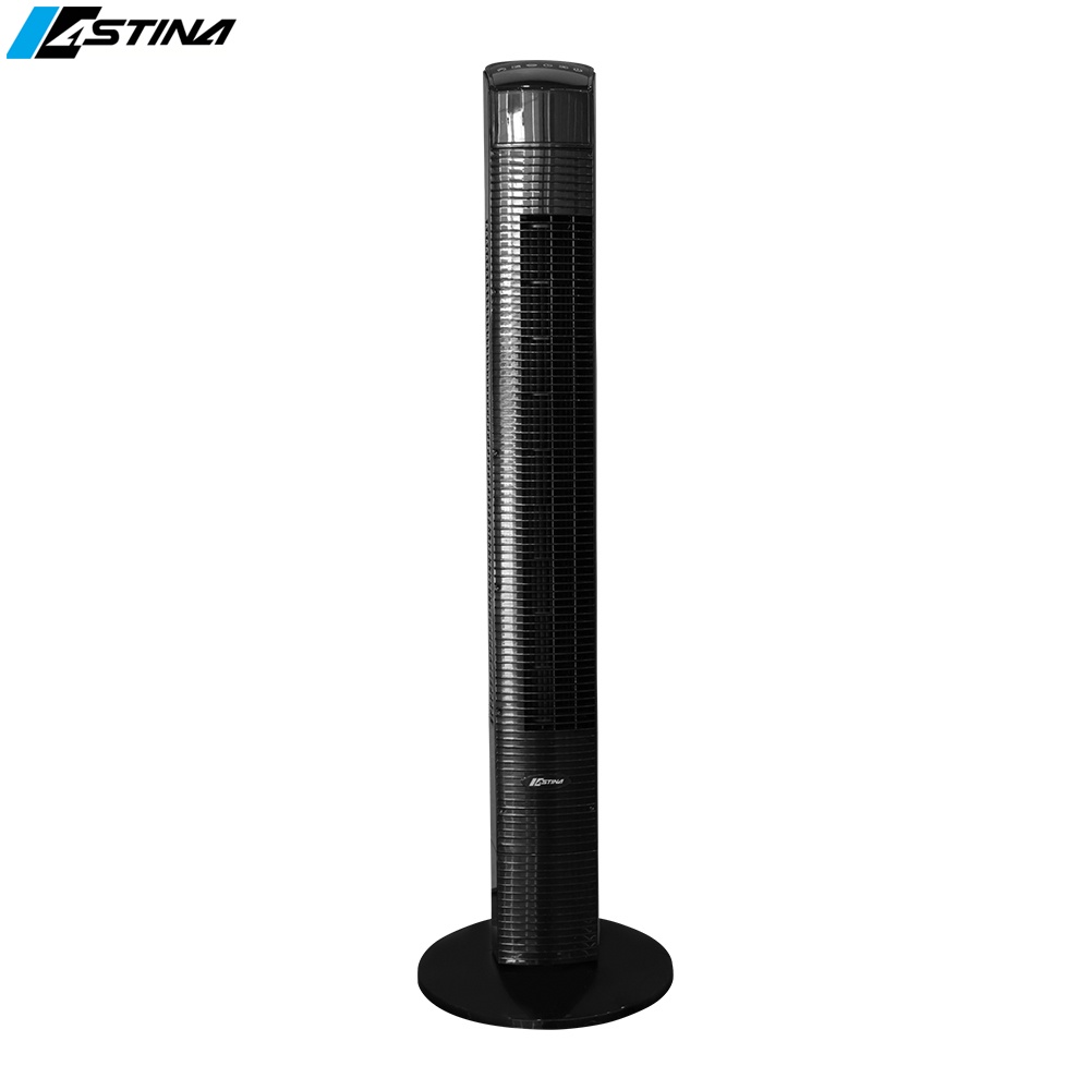 (สินค้าพร้อมส่ง) พัดลม พัดลมทาวเวอร์ หน้าจอระบบสัมผัส มีรีโมทคอนโทรล ASTINA AC014C SMART สีดำ ของแท้