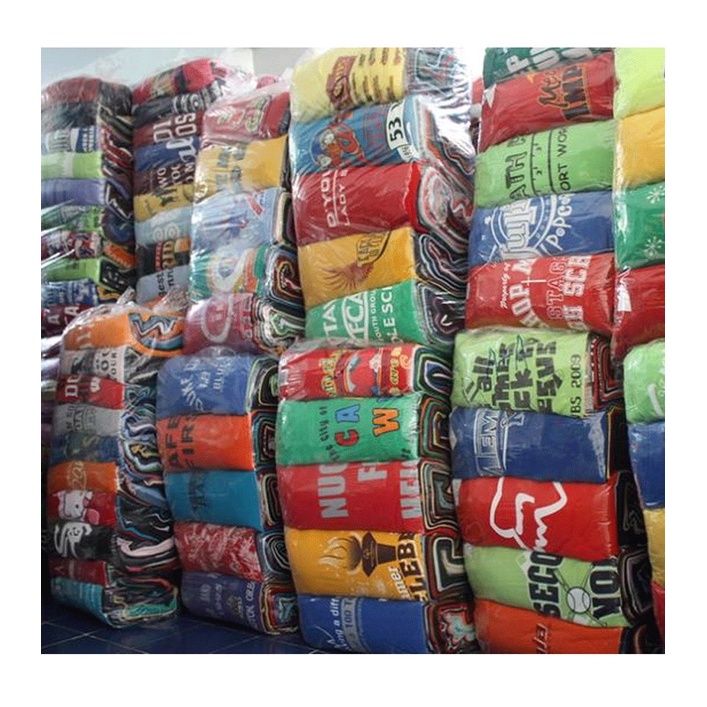 งานแพ็คเสื้อยืดมือสองราคาถูก เสื้อ usa🇺🇸แพ็คละ100ตัว