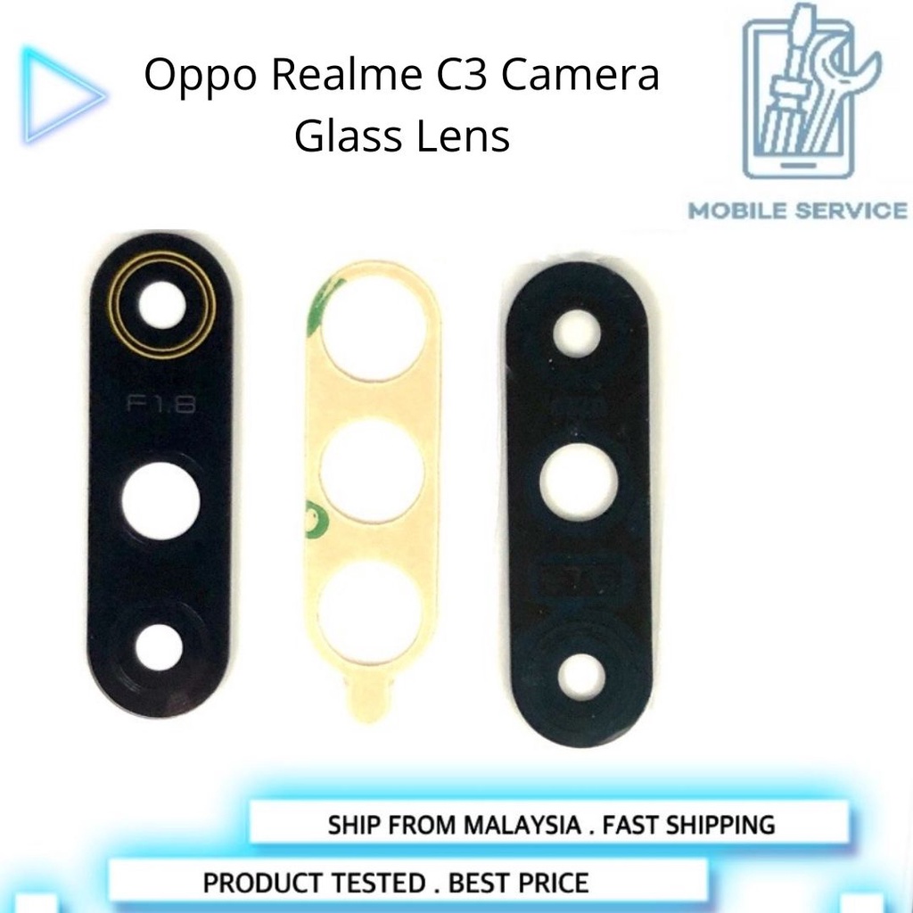 OP Realme C3 Camera Glass Lens Replacement