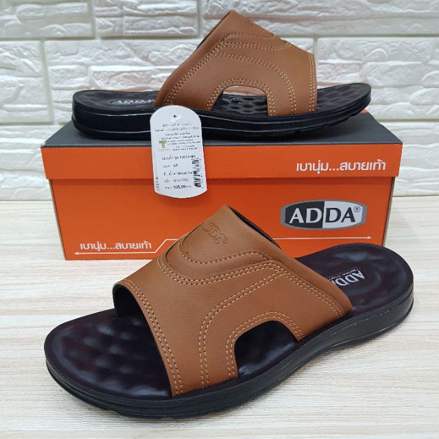 ADDA รองเท้าPUชาย รุ่น73801-M1ไซส์ 39-45