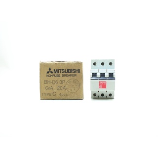 BH-D6 C20 MITSUBISHI Miniature Circuit Breaker MCB BH-D6 3P 20A 3P 16A MITSUBISHI BH-D6 MITSUBISHI