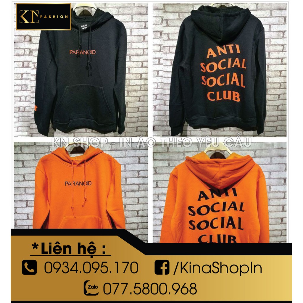 เสื้อฮู้ด Anti Social Social Club x Undefeated - หนานุ่ม