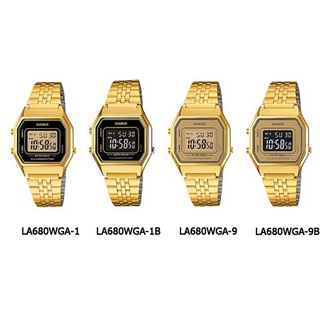 Casio Standard นาฬิกาข้อมือผู้หญิง รุ่น LA680WGA,LA680WGA-1D,LA680WGA-1B,LA680WGA-9D,LA680WGA-9B