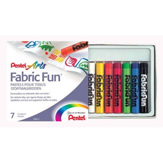 สีชอล์กเพ้นผ้า 7 สี Pintel Arts Fabric Fun