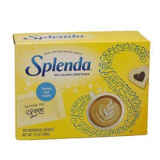 Splenda Sweetener No Calorie Packets.น้ำตาลเพื่อสุขภาพไม่มีแคลอรี่