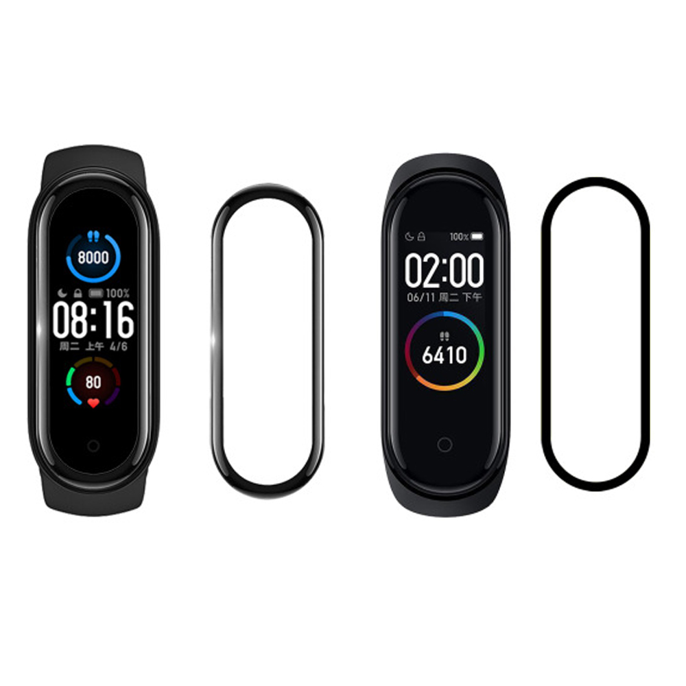 แผ่นปิดหน้าจอ PET แบบเต็มจอ สำหรับ Xiaomi Miband Mi Band 4 5 6