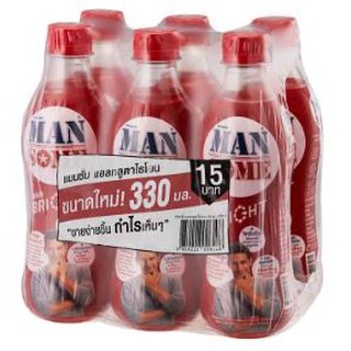 MANSOME แมนซั่ม สูตรแอล-กลูตาไธโอน ขนาด 330ml ยกแพ็ค 6ขวด เครื่องดื่มน้ำองุ่นขาว L-GLUTATHIONE