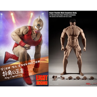 พร้อมส่งทั้งตัว งานแบช LIGHT KINGDOM 1/6 King of Wrestling + TBLeague PL2018-M35 Super Flexible Male Seamless Body