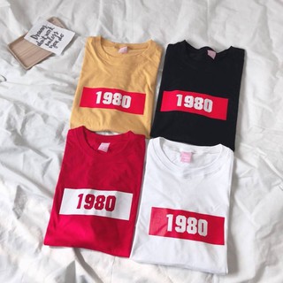 เสื้อoversizeสไตล์เกาหลี 1980