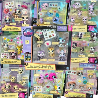 Hasbro โมเดลฟิกเกอร์ รูปสัตว์เลี้ยง LPS Littlest Shop Multiplayer Suit Pets In The City ของเล่นสะสม สําหรับเด็ก