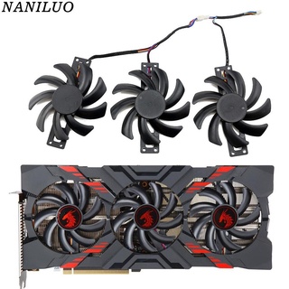 FDC10H12D9-C Graphics Card Fan Red Dragon RX VEGA56 GPU FAN For DATALAND PowerColor Radeon RX Vega 56 Cooler Fans