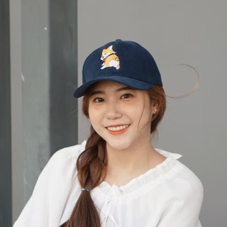 Navy Cap หมวกแก๊ปสีกรมท่า ปักลายต่างๆ เลือกลายปักได้ ใส่ได้ทั้งชายและหญิง ปรับไซส์ได้