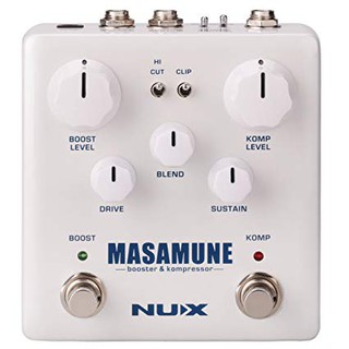 NUX MASAMUNE Booster &amp; KOMPRESSOR Analog Boost  คอมเพรสเซอร์กีตาร์เหยียบ