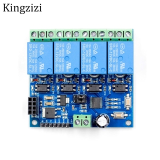 สวิทช์ควบคุมระยะไกล 12v ESP 8266 ESP-01 4 Channel WIFI Relay