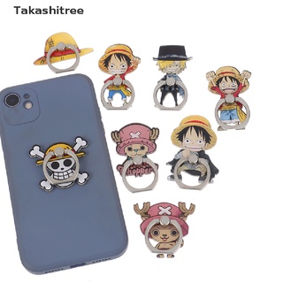 Takashitree แหวนอะคริลิค รูปลูฟี่ One Piece สําหรับโทรศัพท์มือถือ