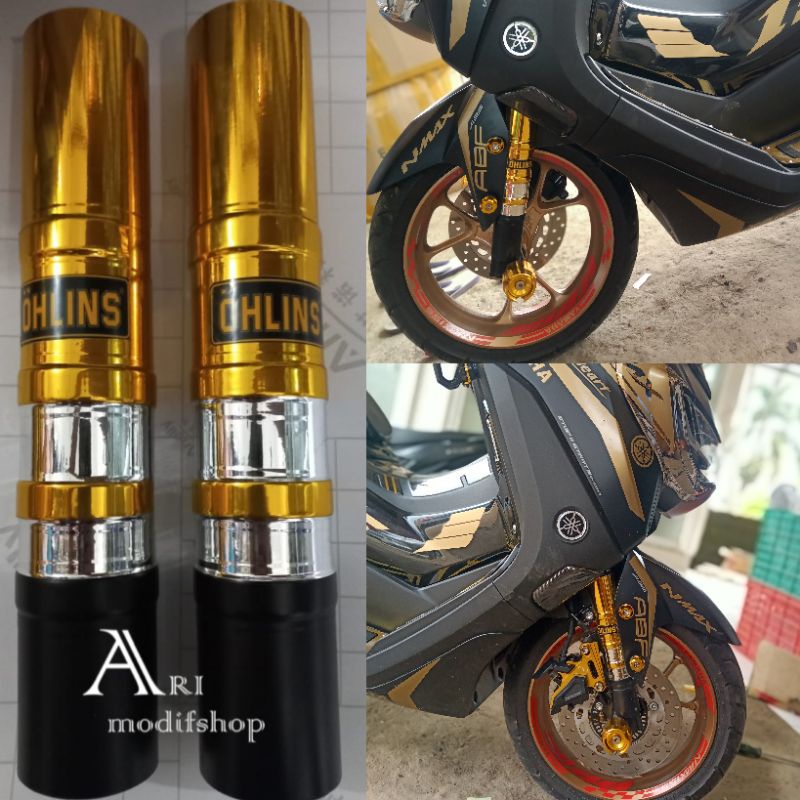 ฝาครอบโช้ค New Nmax And Old Nmax Gold Crome