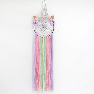 ตาข่ายดักฝันร้าย Unicorn Dream Catcher with LED light