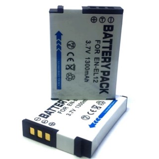 (แพ๊คคู่ 2 ก้อน) แบตเตอรี่กล้อง Nikon Digital Camera Battery รุ่น EN-EL12