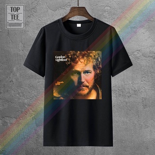 ขายดี!ขายดี เสื้อยืดลําลอง แขนสั้น พิมพ์ลายนักร้อง Gordon Lightfoot Singer Folk Rock Country Music S M L 3 OIenkn77GJgkh