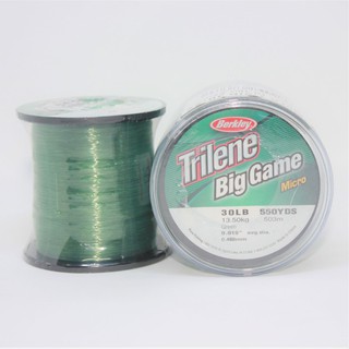 TRILENE Big Game 30LB เอ็นโหลดสีเขียวขี้ม้า