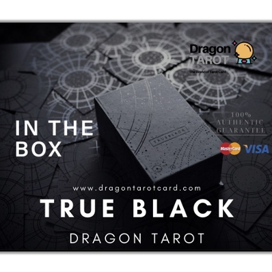 ไพ่ทาโรต์ True Black Tarot (ของแท้ 100%) สินค้าพร้อมส่ง ไพ่แท้, ร้าน Dragon TAROT