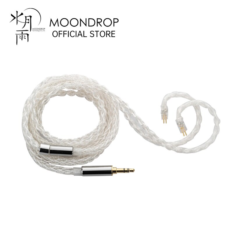 MoonDrop Link K สายหูฟังทองแดงความบริสุทธิ์สูงเงินสายอัพเกรด Kato Aria Blessing 2 KXXS