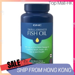 Gnc Triple Strength Dha &amp; Epa น้ํามันปลา 1000 มก. เจล 120S