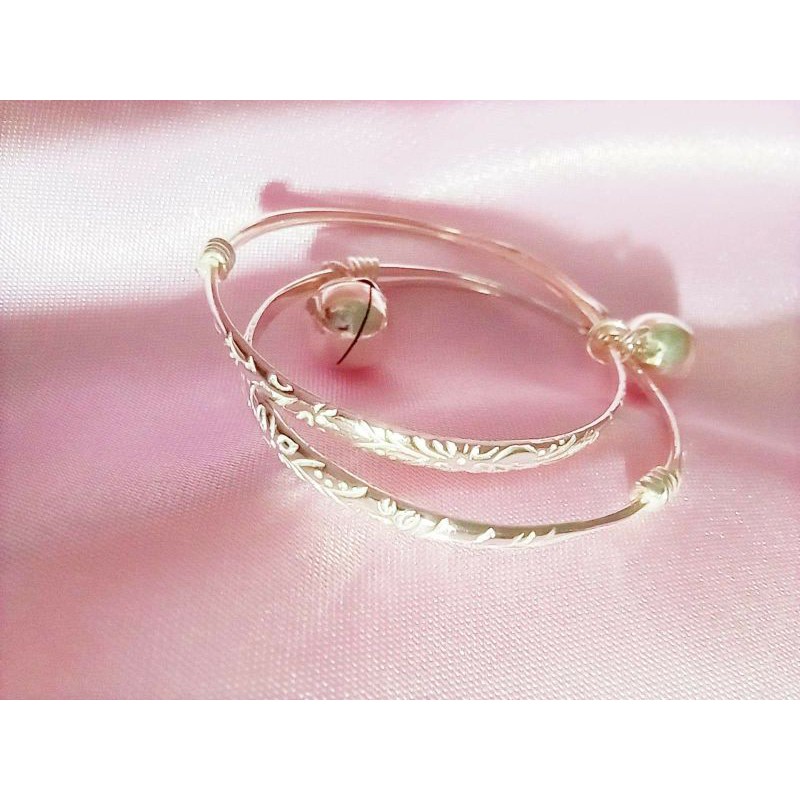 กำไลข้อเท้าเด็กเงินแท้ 925(2 สลึง),กำไลข้อเท้า 2 สลึง 1 บาท 1.5 บาท,กำไลข้อเท้าเด็ก