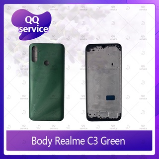 Body Realme C3 / RealmeC3  อะไหล่บอดี้ เคสกลางพร้อมฝาหลัง Body อะไหล่มือถือ คุณภาพดี QQ service