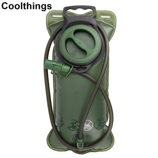 ถุงใส่น้ำ เดินป่า กระเป๋าเก็บน้ำ แค้มปิ้ง Coolthings Hydration System Water Bag 2 L สำหรับใส่เป้สะพายหลัง ( สีเขียว )