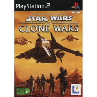 Star Wars The Clone Wars ps2 แผ่นเกมส์ps2 เกมเพล2 เกมplay2