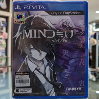 (ภาษาอังกฤษ) มือ1 PSVITA Mind=0 (Mind Zero) แผ่นPS Vita เกมPS Vita (Only On Playstation Rare)