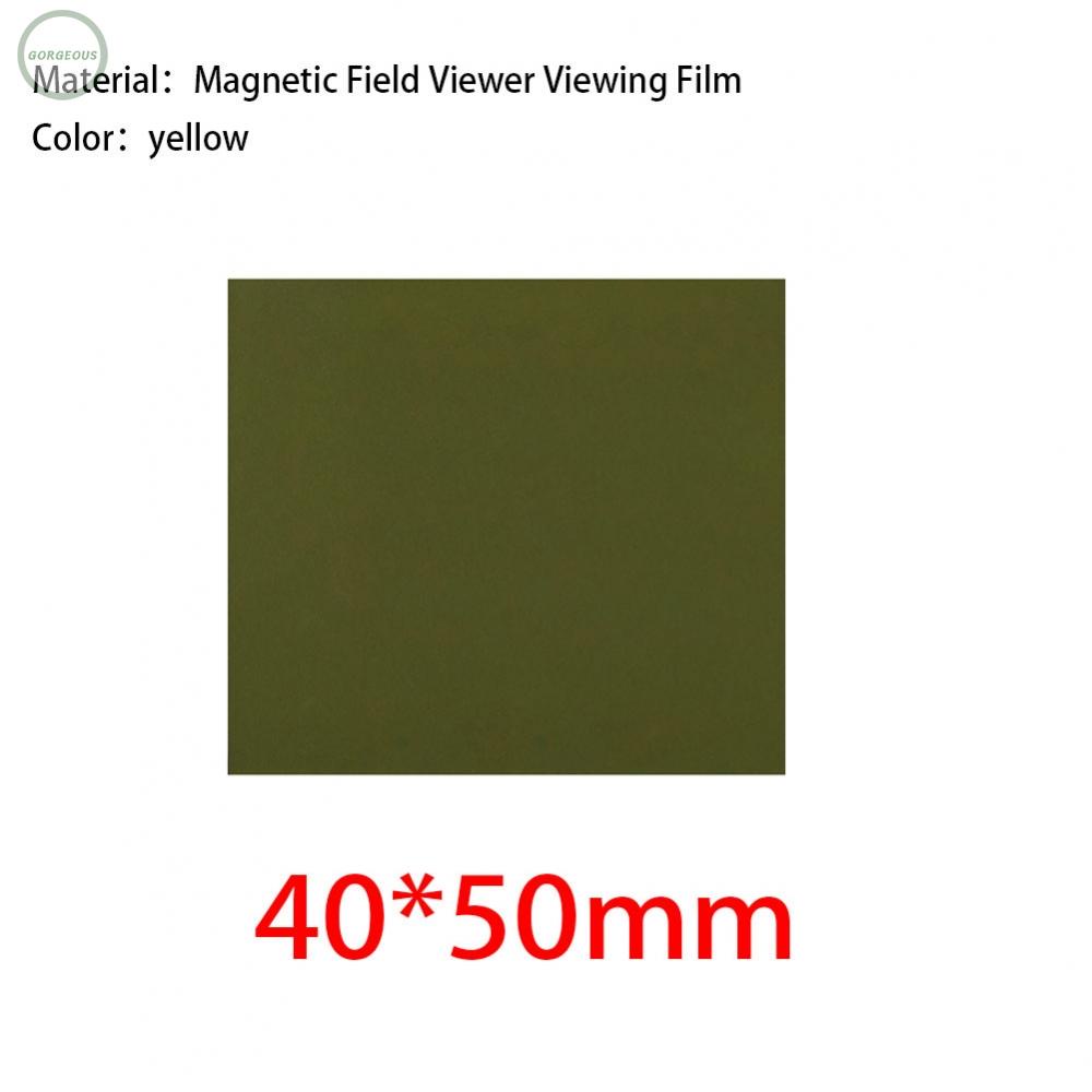 GORGEOUS~Magnetic Field Viewer Film Paper Magnet Patterned Viewing Card 40*50mm