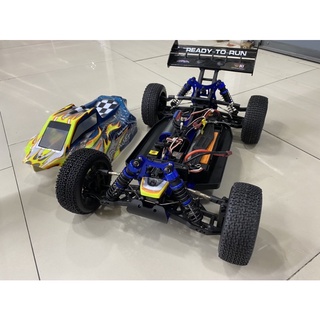 รถบังคับวิทยุบักกี้HSP 1:8 RTR-4WD2.4GHzความเร็ว70-80km/hมอเตอร์บัตรเลทชุดไฟกันน้ำแบตเตอรี่ชาร์ทอุปกรณ์พร้อมเล่น