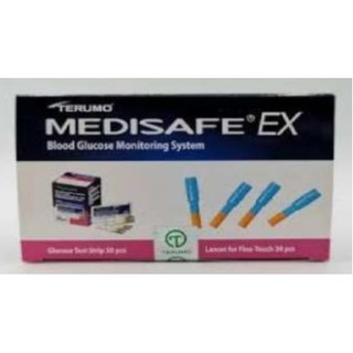 Terumo Medisafe EX แผ่นตรวจน้ำตาล เทอรูโม รุ่นเมดิเซฟ EX(ของแท้) EXP.07/2024