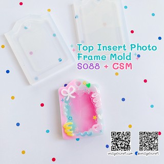 แม่พิมพ์เรซิ่น Top Insert Photo Frame Mold + CSM S088