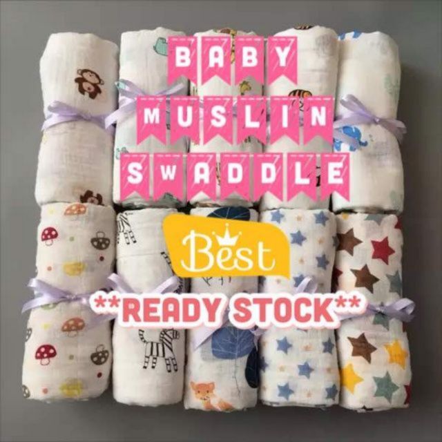 MUSLIN SWADDLE******