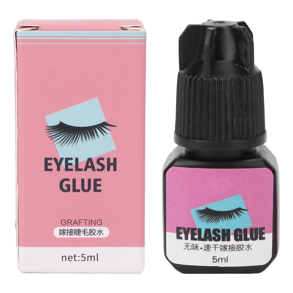 E066 กาวต่อขนตา 5 มล. กาวต่อขนตาแบบแห้งเร็ว กาวถาวร อยู่นานถึง 45 วัน - รูปที่ 3