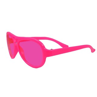 Baby Sunglasses แว่นกันแดดเด็กผู้หญิง-ผู้ชาย แว่นตากันแดดเลนส์ UV400 สำหรับเด็ก child sunglasses UV protection สีชมพู