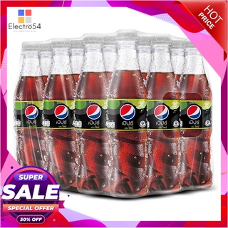 เป๊ปซี่ น้ำอัดลม ไม่มีน้ำตาล กลิ่นไลม์ 345 มล. x 12 ขวดน้ำอัดลมและน้ำหวานPepsi Soft Drink No Sugar Lime 325 ml x 12 bott