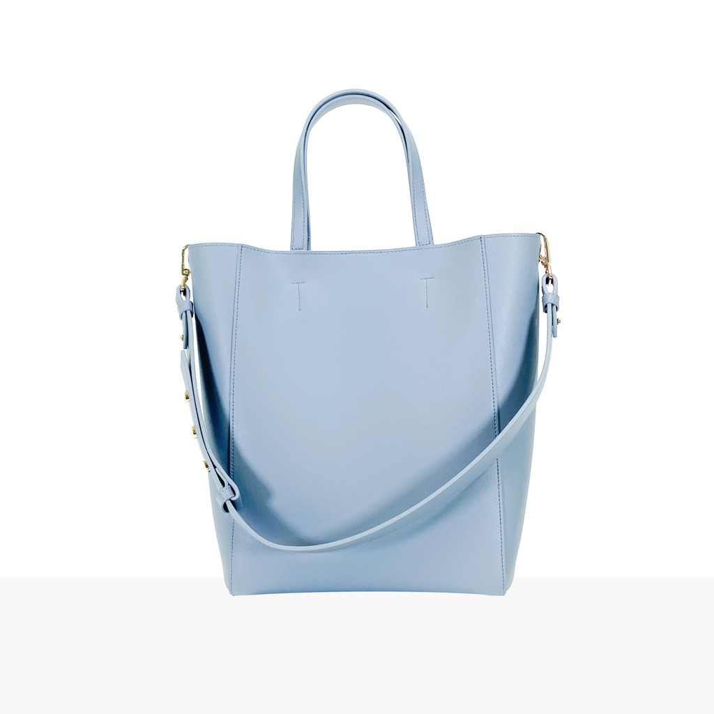 knack.bag -Tote bag (L) - Blue (สีฟ้า) กระเป๋าถือกระเป๋าสะพาย