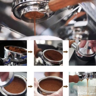สินค้าพร้อมส่ง ✔ 51/58MM ตะกร้ากรองกาแฟ สเตนเลส แบบเปลี่ยน สําหรับถ้วย 1/2/3/4 ถ้วย